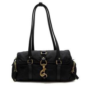 Miu Miu shoulder bag black gold leather